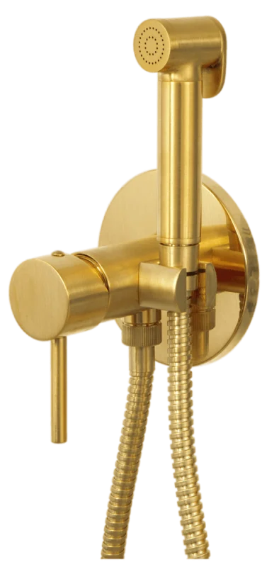 Гигиенический душ со смесителем Remer X Style X65WBG, золото брашированное