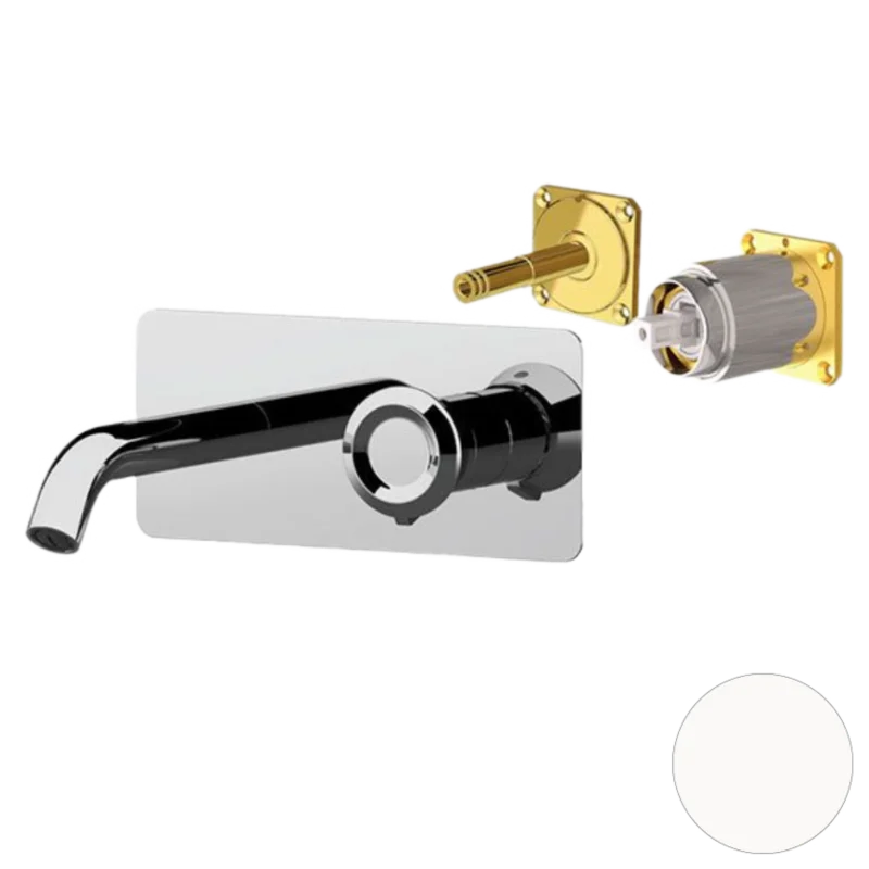 Смеситель для раковины Remer Element ET15KBBO, белый матовый