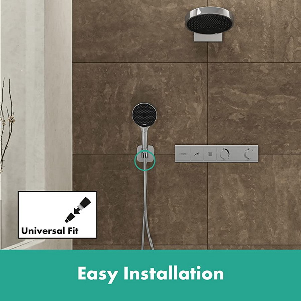 Выход на ручной душ Hansgrohe Fixfit Q, с держателем, 26887000