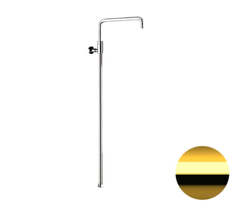 Душевая колонна телескопическая Remer 330A7DCESDEVDO, золото глянцевое