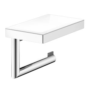 Держатель туалетной бумаги с полочкой Keuco Reva