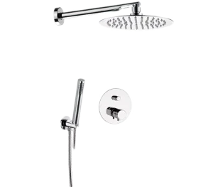 Душевая система термостатическая Remer Elegance NT09S02UFM20, хром