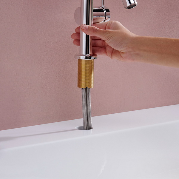 Смеситель для умывальника Hansgrohe Tecturis S 110, сливной гарнитур click-ckack, хром, 73320000