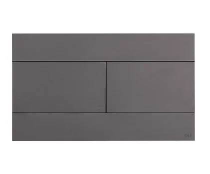Кнопка смыва механическая OLI Slim 659058 серый матовый