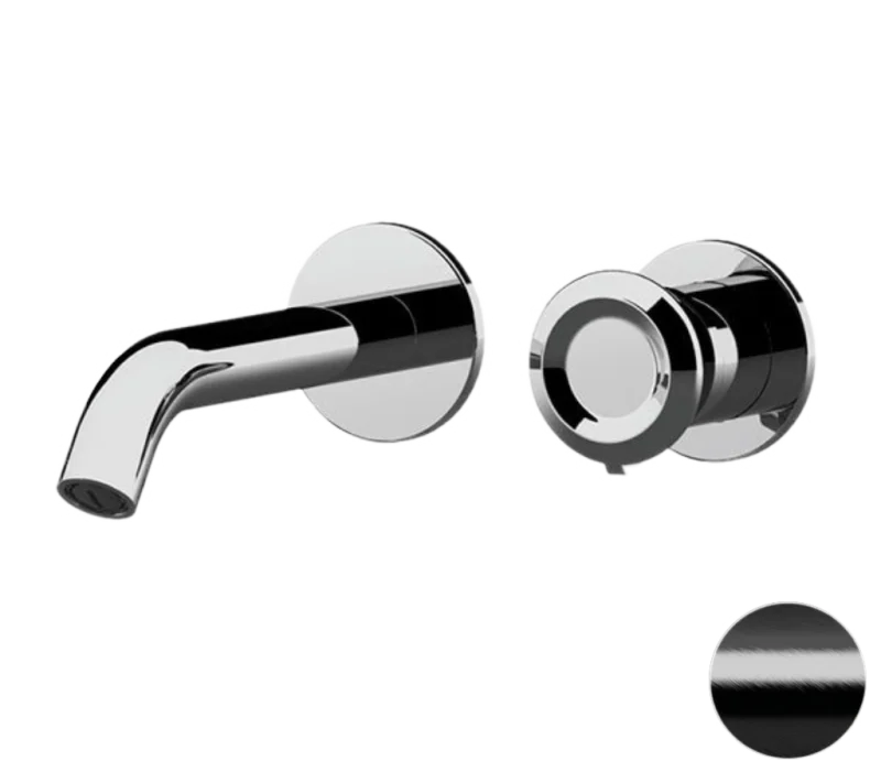 Смеситель для раковины Remer Element ET15PCFP, черный брашированный хром