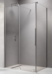 Неподвижная часть двери Radaway Furo KDJ, 53 x 200 см, стекло прозрачное, профиль хром, 10110530-01-01