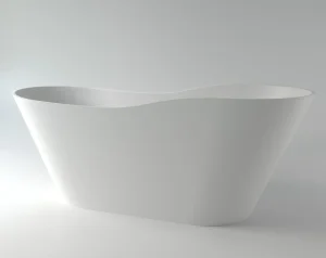 Ванна каменная Holbi Afrodita Solid Surface белый матовый