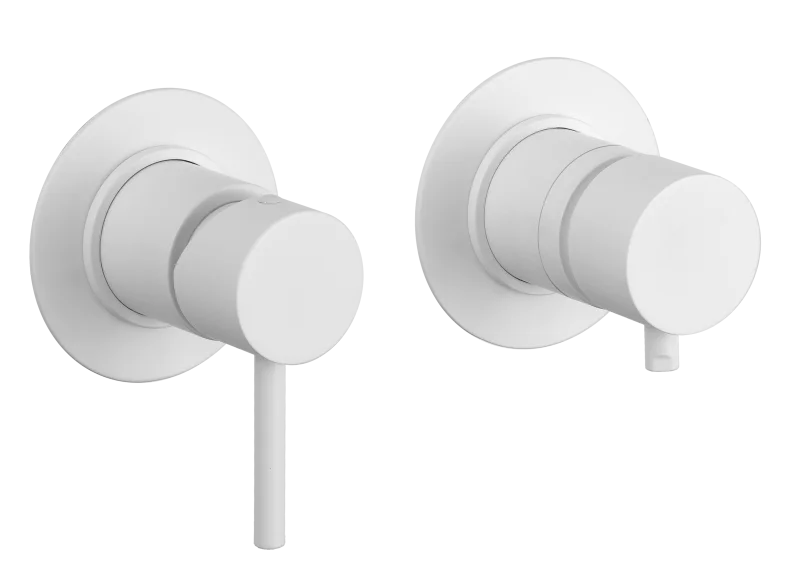 Смеситель для душа Remer X Style X96D3BO, белый матовый