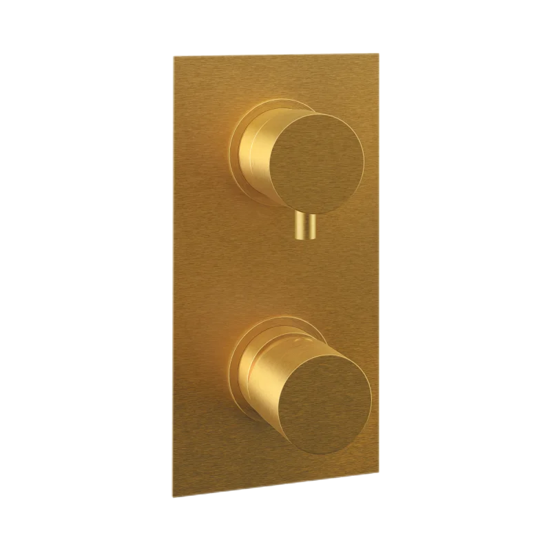 Смеситель для душа Remer Edge EG593BG, золото брашированное