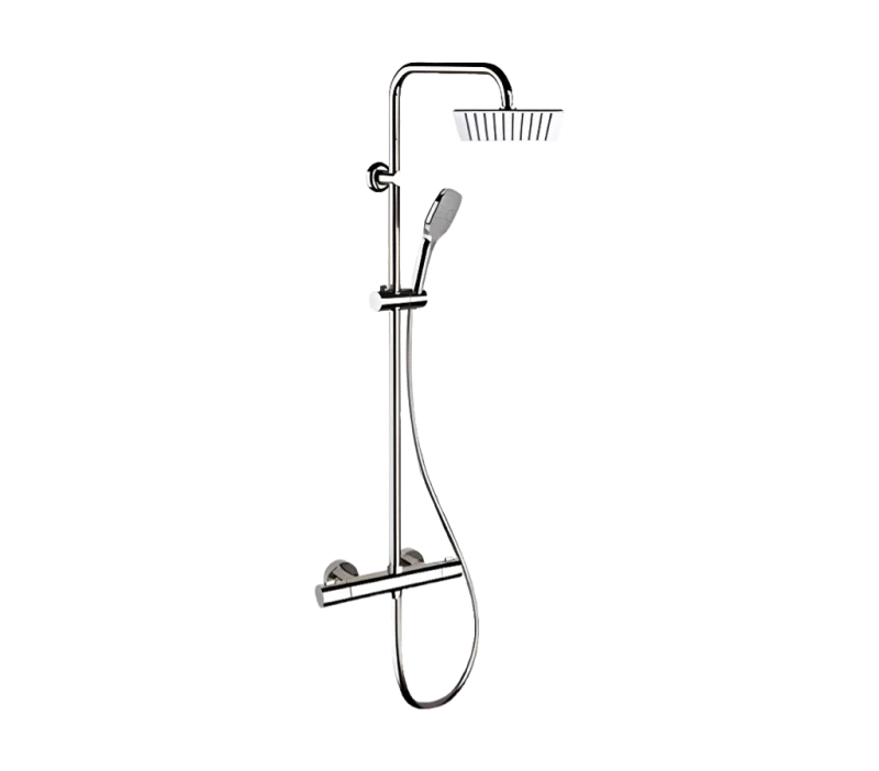 Душевая система термостатическая Remer EQ32X8CPUFD20, хром