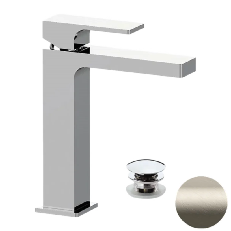 Смеситель для раковины Remer Absolute AU10ACCXV, сталь