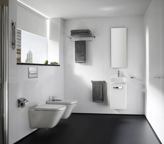 Унитаз подвесной Roca Gap 35x54, безободковый, арт.734647L000