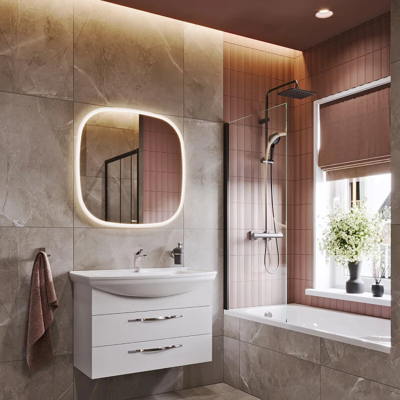 AQWELLA Aura зеркало 80 см