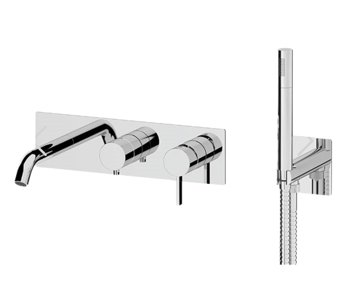 Смеситель для ванны Remer Metrica MC53D2
