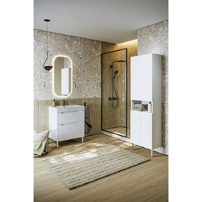 AQWELLA Vancouver напольная тумба под умывальник 70,5 см, цвет белый матовый