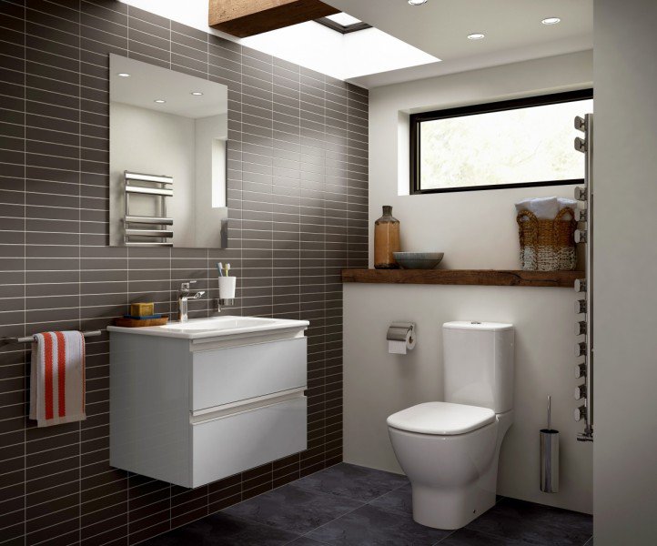 Унитаз напольный Ideal Standard Tesi AquaBlade [T008701+T352701+T356801] с сиденьем SoftClose