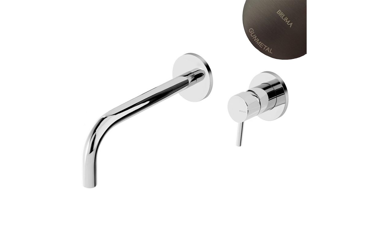 E1078501GR Внешняя часть для раковины. Длина излива 170мм Bruma Lusitano GRAPHITE