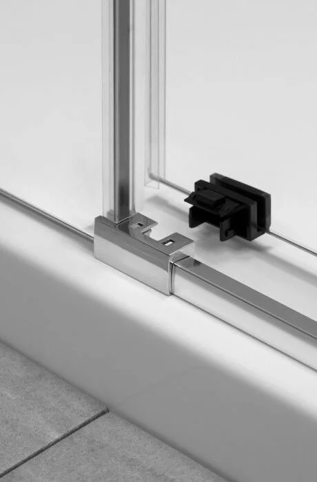 Душевая дверь Radaway Espera KDJ, DWJ 595 L, 59.5 х 200 см, стекло прозрачное, профиль хром, левая, 380595-01L