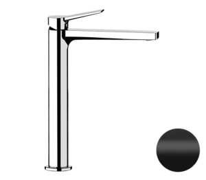 Смеситель для раковины Remer Slash SL11LNO, черный матовый