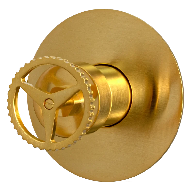 Смеситель .для душа Remer Chrono CH30LBG, золото брашированное