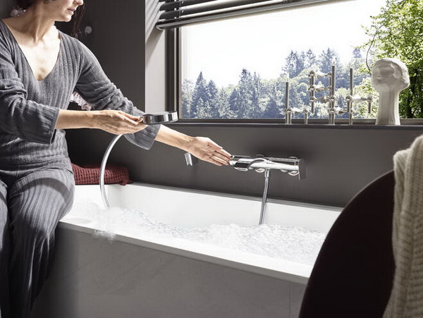 Ручной душ Hansgrohe Pulsify Select 105, 3jet, Activation, хром, 24100000