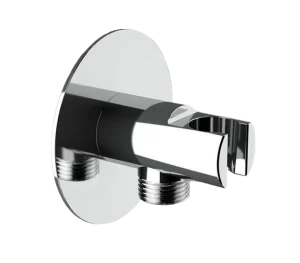 Держатель ручного душа с подключением шланга Remer 337X, хром