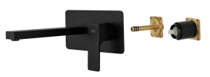 Смеситель для раковины Remer Absolute AU15KBNO, чёрный матовый
