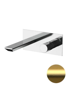 Смеситель для раковины Remer Edge EG515BG, золото брашированное