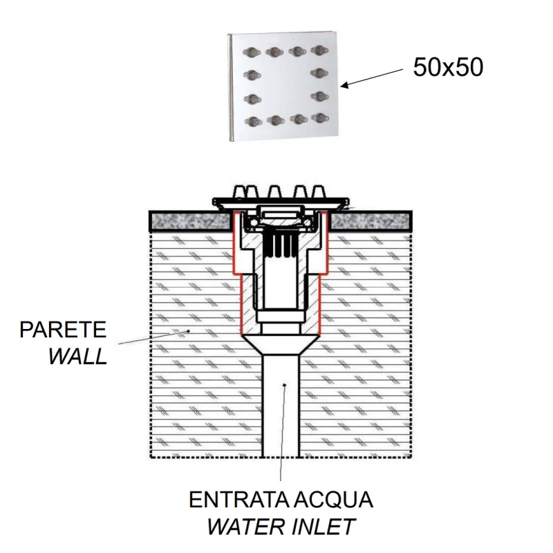 Форсунка Remer QX34JETB, хром