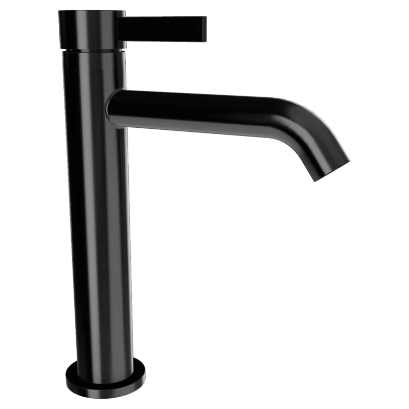 Смеситель для раковины Remer Metrica MC12ACFP, черный брашированный хром