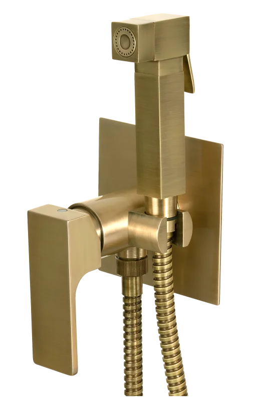 Гигиенический душ со смесителем Remer Absolute AU65VO, латунь состаренная