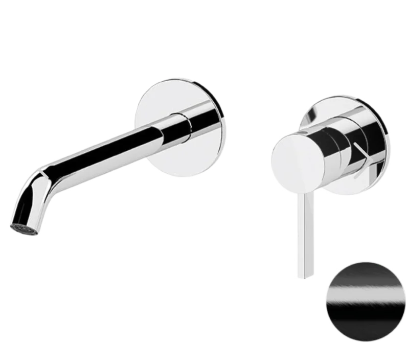 Смеситель для раковины Remer Metrica MC15PCFP, черный брашированный хром