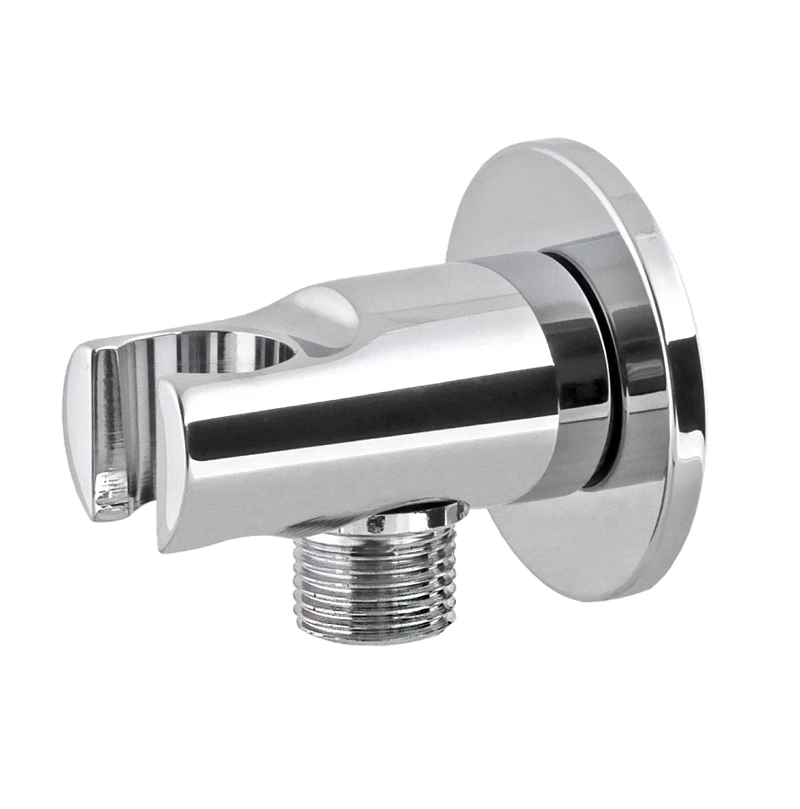 Держатель ручного душа с подключением шланга Remer 337M, хром