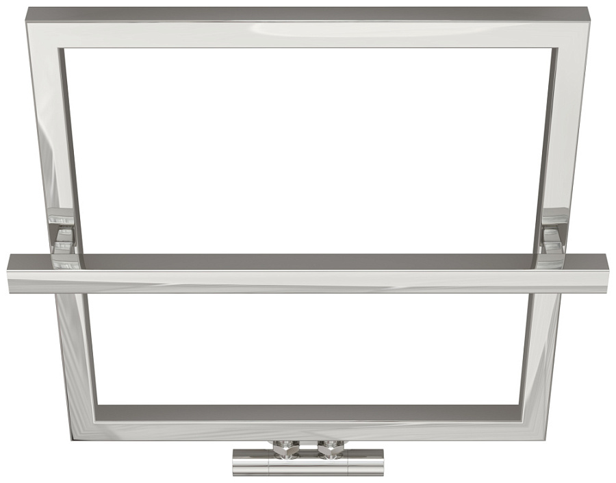 Водяной полотенцесушитель Сунержа Штиль EU50+ 530х530, Без покрытия, арт.00-0256-5353