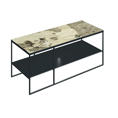 Журнальный столик со столешницей из керамогранита Italon Home SQUARE 100