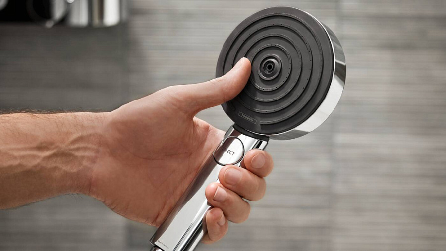 Душевая стойка Hansgrohe Pulsify Relaxation 105, 3jet, штанга 65 см, хром, 24160000