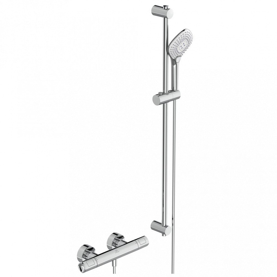 Душевая система Ideal Standard Ceratherm T100 A7235AA термостатическая с душевым гарнитуром
