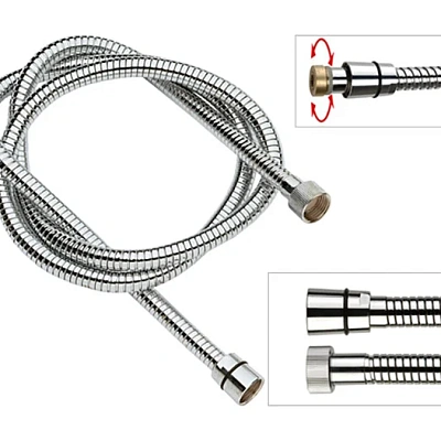 Шланг для душа 120 см Remer 333CNDGAT120, хром