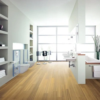 Система инсталляции для унитазов Grohe Rapid SL 4 в 1 с кнопкой смыва с шумоизоляцией 38536001 + 38505000 + 37131000