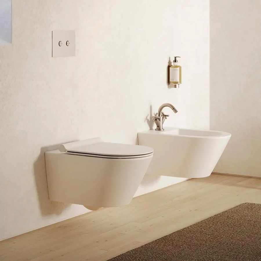 Унитаз подвесной безободковый Catalano Sfera 50x35, Lino матовый, арт.511500030