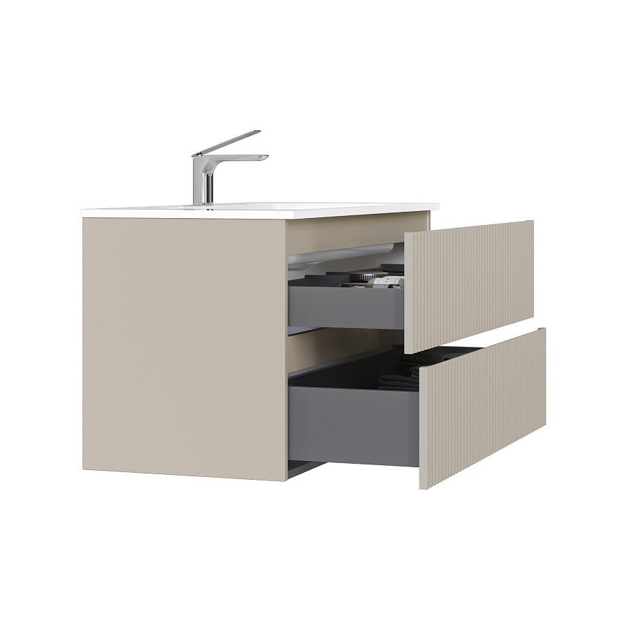 Тумба Raval Coste 100 подвесная Светло-коричневая