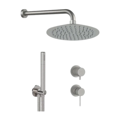 Душевая система Remer X Style INOX SSX92PS02UFM25, нерж. сталь