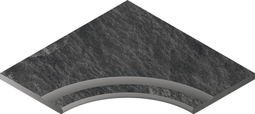 Бортик Italon MATERIA TITANIO BOR.60X60 SVASATO ANG.ROUND 30 / ТИТАНИО БОРT.60X60 С ВЫЕМ.УГЛ.ЗАКР.30