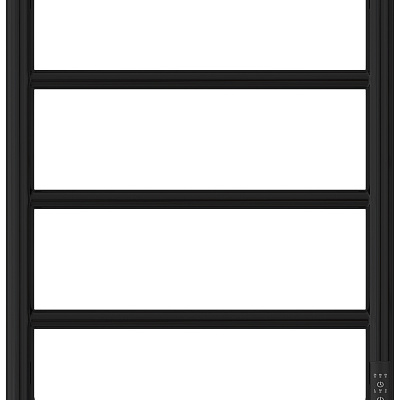 Электрический полотенцесушитель Стилье Формат 27 600х400 правый, Чёрный, арт.17528-6040