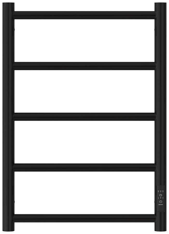 Электрический полотенцесушитель Стилье Формат 27 600х400 правый, Чёрный, арт.17528-6040