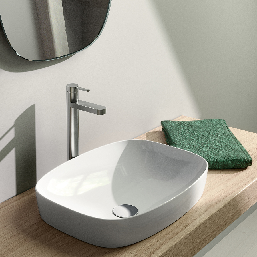 Раковина Catalano Alvea 50х38, арт.0624500001, белый глянцевый