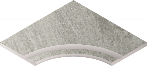 Бортик Italon CLIMB ROCK BOR.60X60 SVASATO ANG.ROUND 30 / РОК БОРT.60X60 С ВЫЕМКОЙ УГЛ.ЗАКР.30