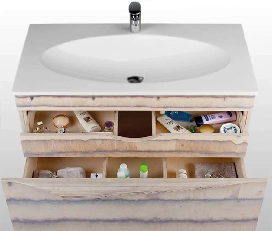 Тумба под раковину Clarberg Papyrus-wood Pap-w.01.10/LIGHT 100 см