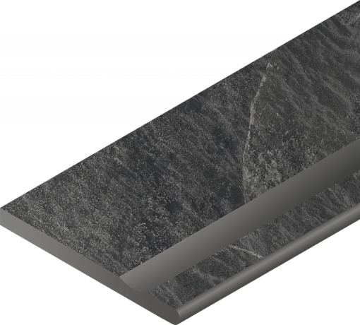 Бортик Italon MATERIA TITANIUM BOR.30X120 SVASATO ROUND DX / МАТ.ТИТАНИО 30X120 С ВЫЕМ.ЗАК.ПР