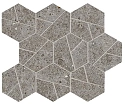 Мозаика Boost Stone Smoke Mosaico Hex